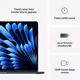 Apple MacBook Air 15 M4/10CPU/10GPU/16GB/256GB SSD mitternac