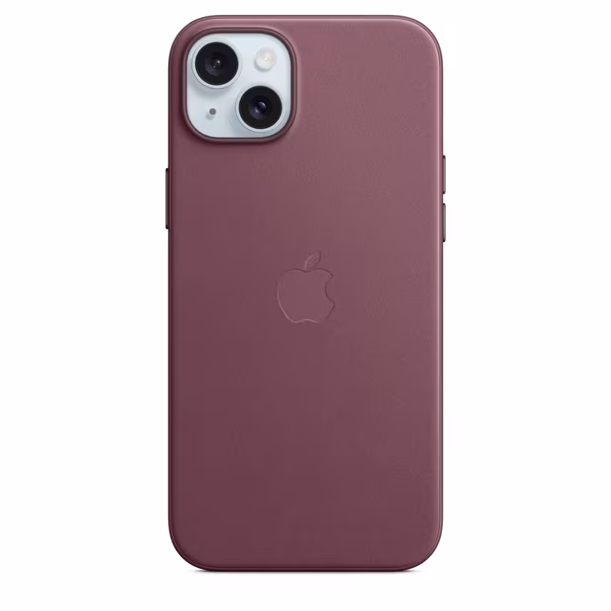 Apple iPhone 15 Plus FineWoven mit MagSafe mulberry