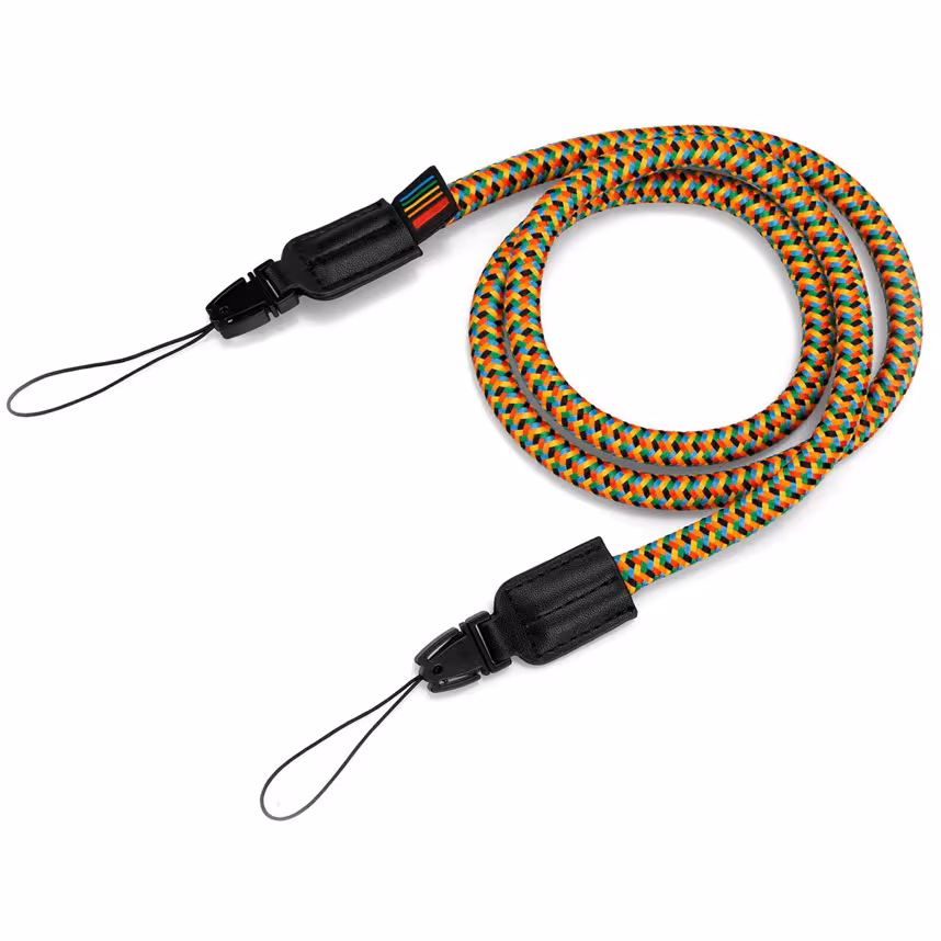 Polaroid Camera Strap Round Rainbow