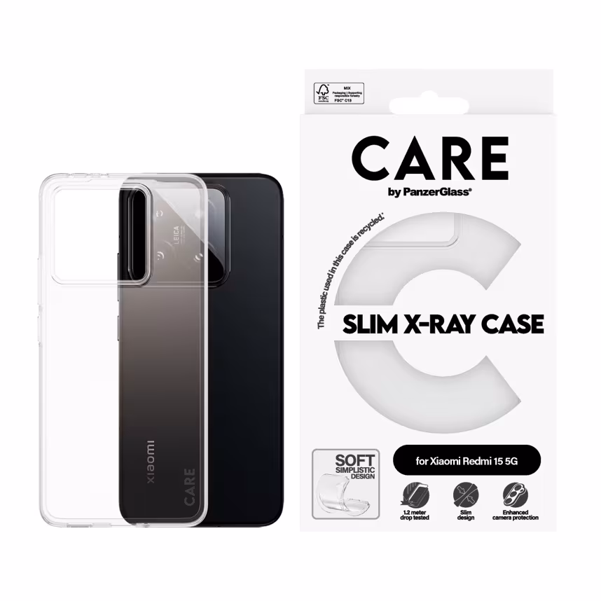 PanzerGlass Back Care X-Ray-Soft Basic Xiaomi Redmi 15 5G Clear
