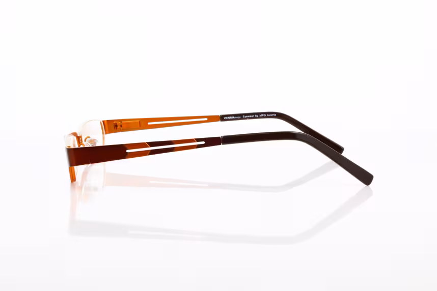 Vienna Design UN 453 03 Lesebrille Halbrand Metall