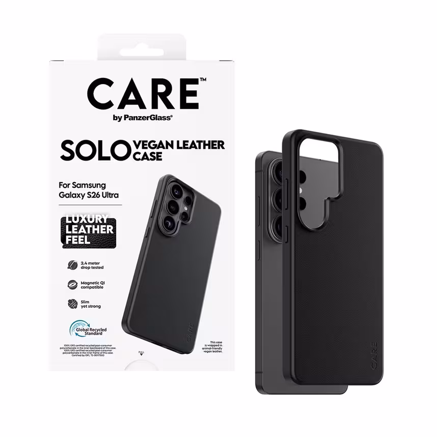 PanzerGlass Care SOLO Case Samsung Galaxy S26 Ultra Black