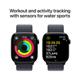 Apple Watch S10 GPS 46mm black Alu Case + ink Loop