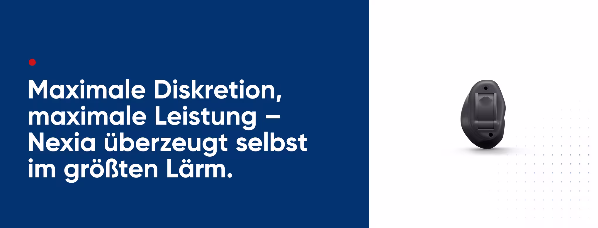 Maximale Diskretion, maximale Leistung - Nexia &uuml;berzeugt selbst im gr&ouml;&szlig;ten L&auml;rm.