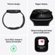 Apple Watch S10 GPS 46mm black Alu Case + ink Loop