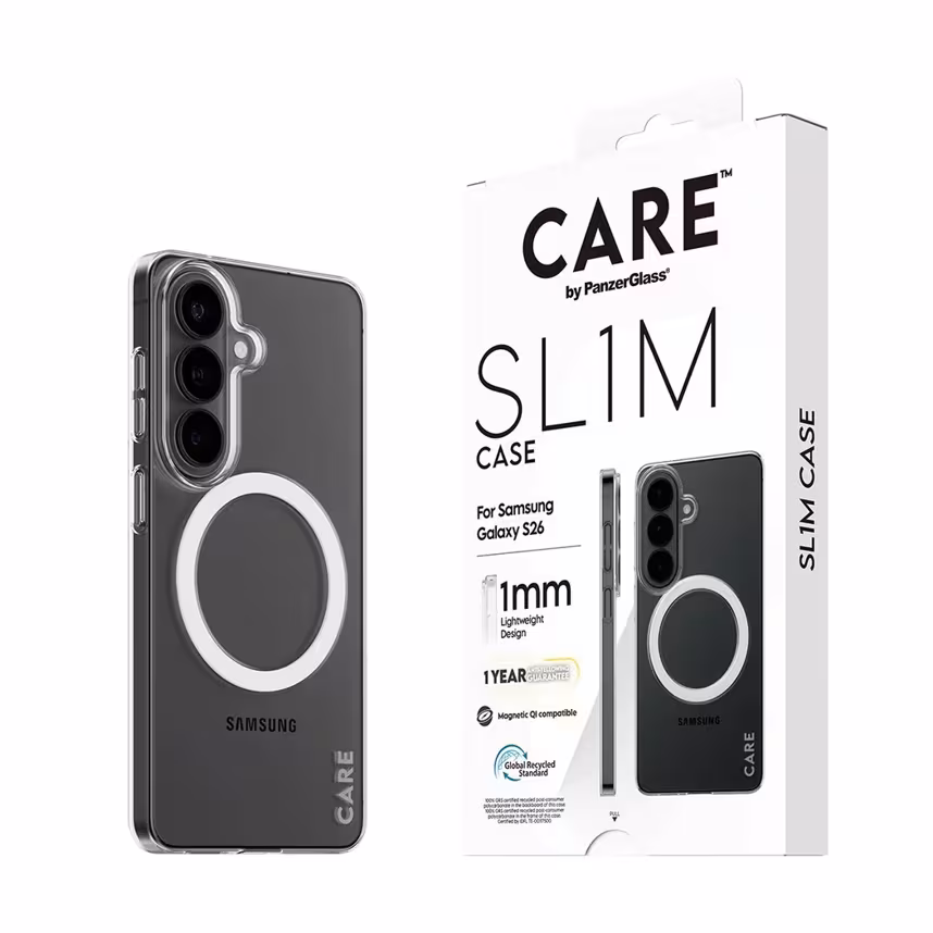 PanzerGlass Care SL1M Case Samsung Galaxy S26 Clear