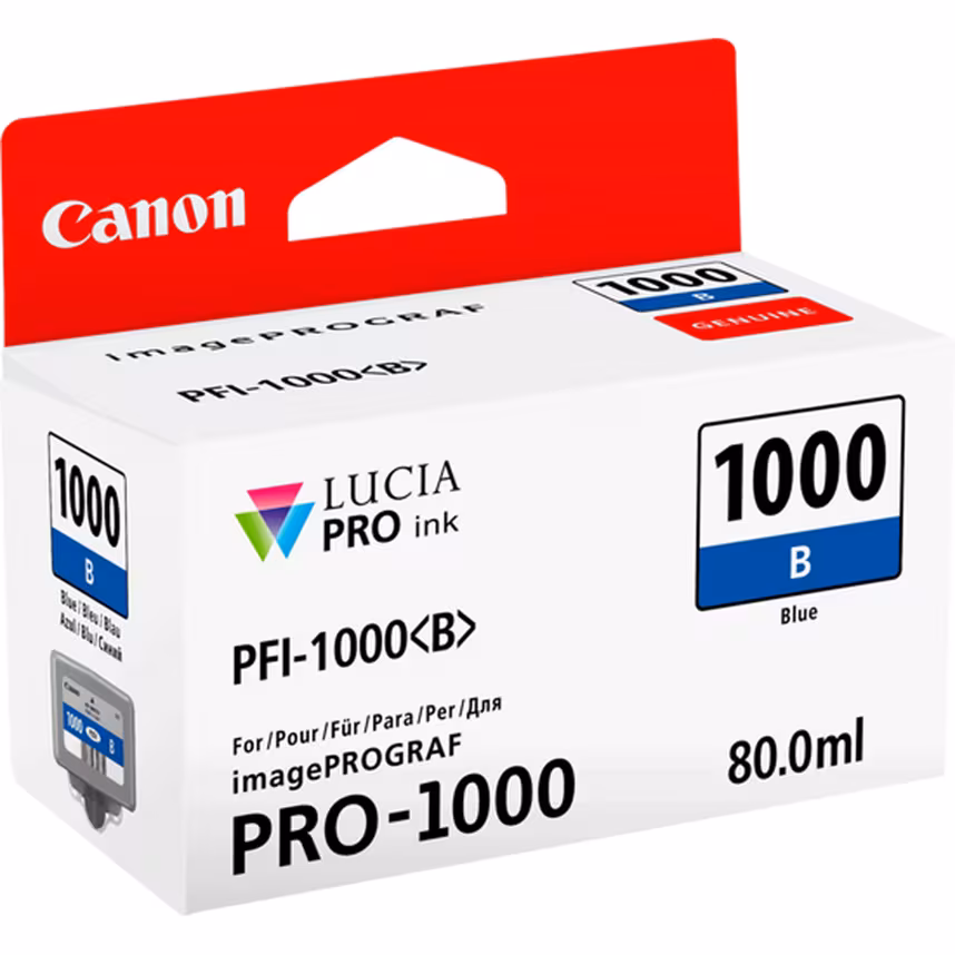 Canon PFI1000B blue imagePrograf Pro 1000