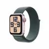 Apple Watch SE LTE 40mm starlight Alu Case + green loop