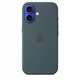 Apple iPhone 16 Silikon Case mit Magsafe lake green