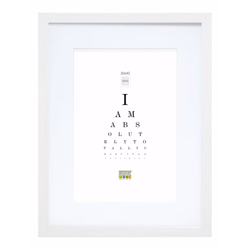 Deknudt S66KF1P1 30x40 Holz weiß