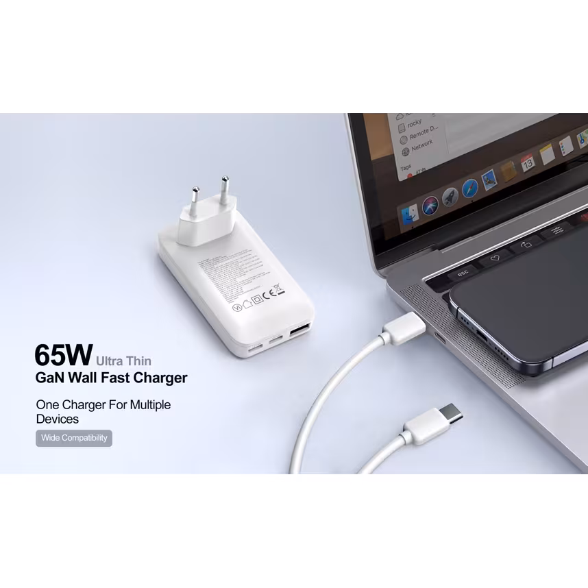 Felixx Premium Reiselader 65W USB-C/USB-A inkl. Kabel