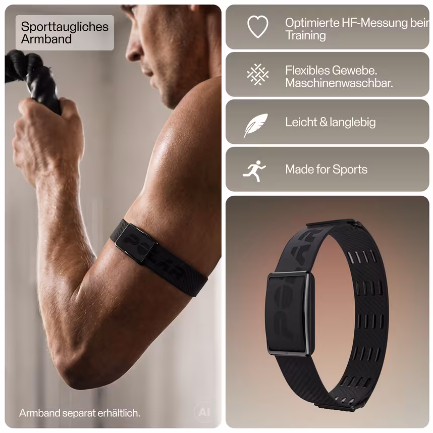 Polar Loop Gen2 Silikon Black/Red S-M
