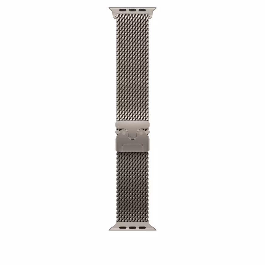 Apple Watch 49mm natural Titan Milanaise Loop L