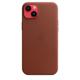 Apple iPhone 14 Plus Leder Case mit MagSafe umber