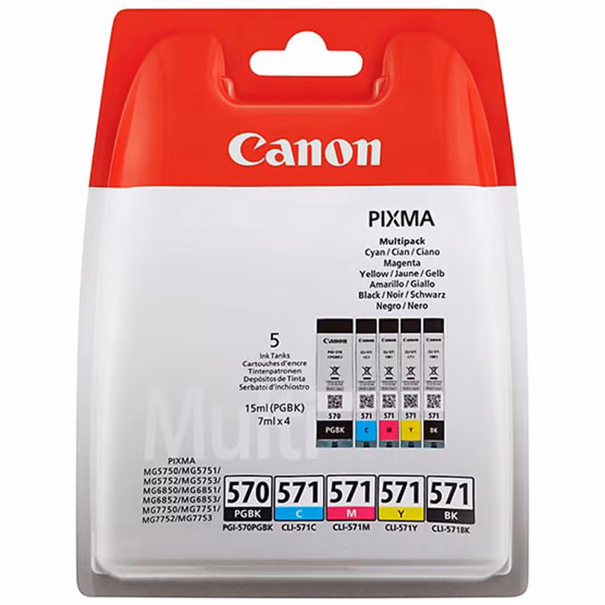 Canon PGI570CLI571 Ink Multi Pack C/M/Y/BK