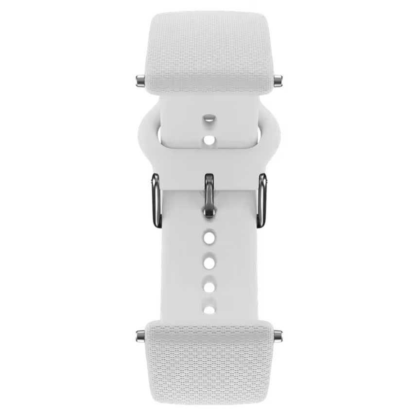 Polar Armband Sil 20mm S-L wei&szlig;