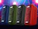 vier Sony GTK XB5 Musikboxen in unterschiedlichen Farben