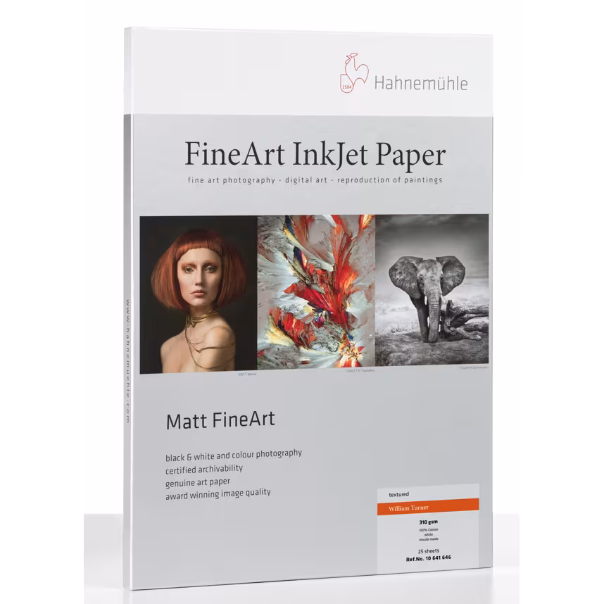 Hahnemühle William Turner 310gsm A4 25 Blatt 