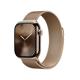 Apple Watch S10 LTE 42mm gold Titanium Case + Milanese Loop