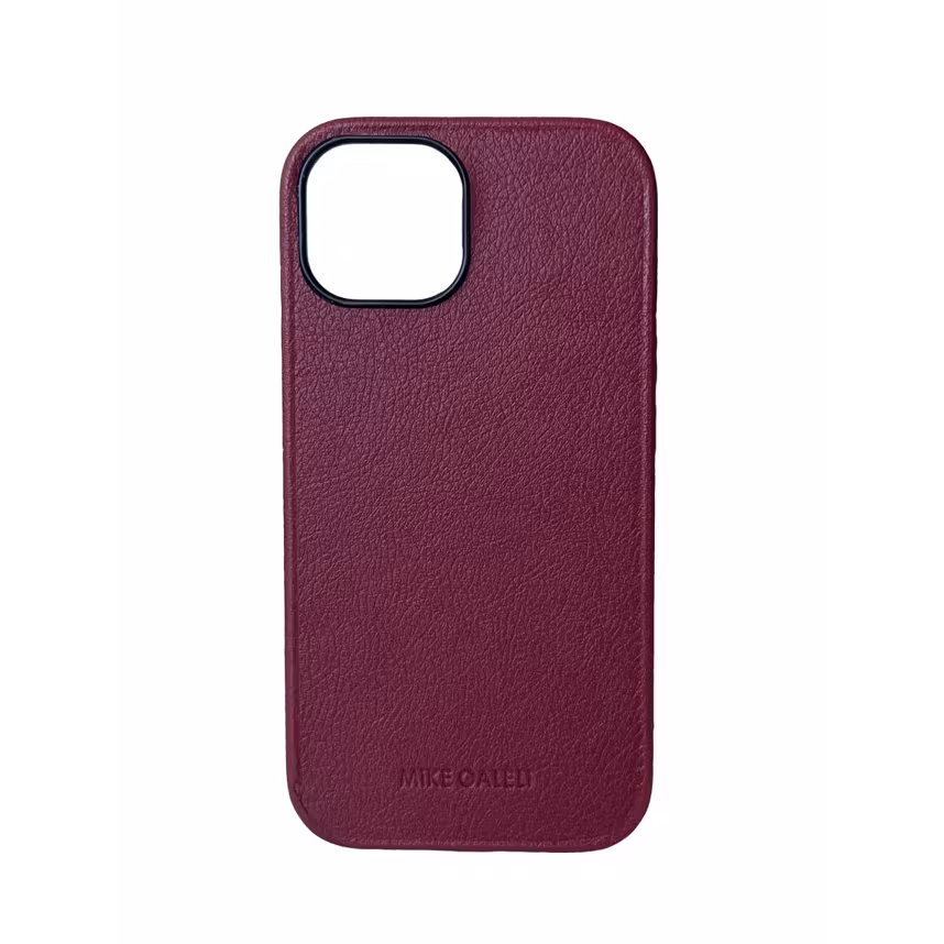 Galeli Back Case JONA Apfelleder Apple iPhone 15 bordeaux