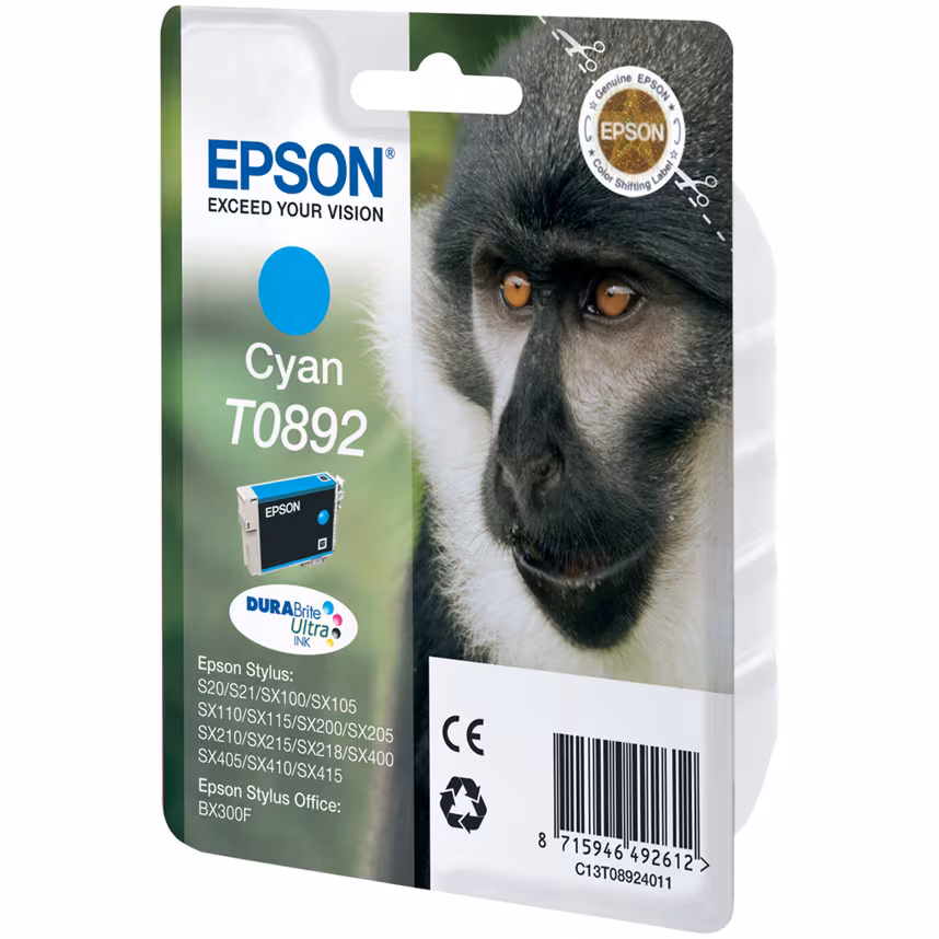 Epson T0892 Tinte Cyan 3,5ml
