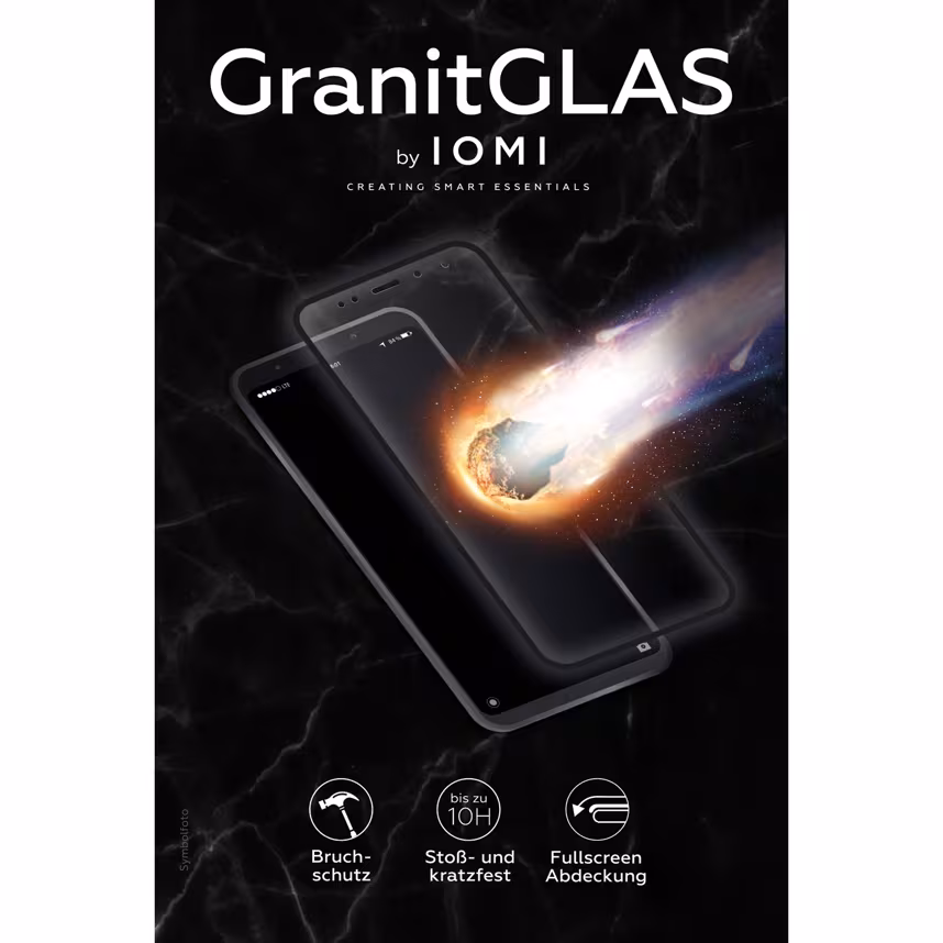 IOMI Glas Granit Fullscreen Huawei P Smart 2021