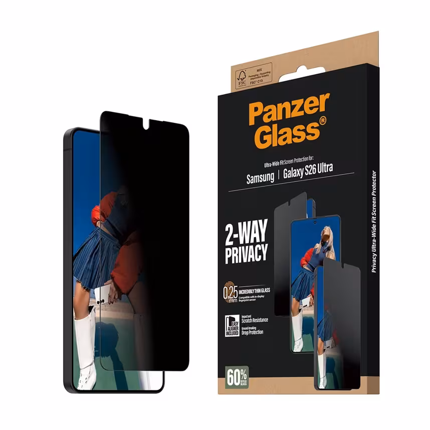 PanzerGlass Glas 2-Way Privacy Samsung Galaxy S26 Ultra