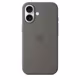  Apple iPhone 16 Silikon Case mit Magsafe stone gray 