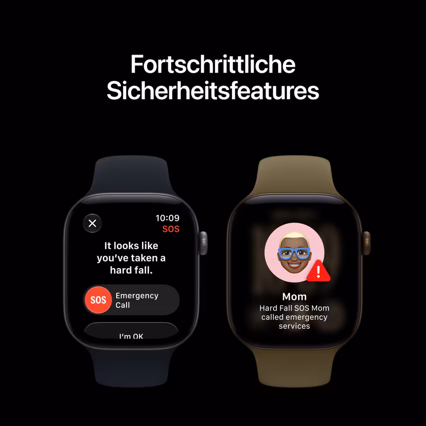 Apple Watch Series 12 GPS 46mm Black Alu Case + Black Sport S/M