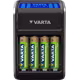 Varta LCD Plug Charger incl. 4x AA 2100 mAh