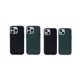 Felixx Back Cover Leder Apple iPhone 15 Pro dunkelgrün