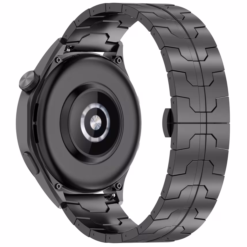 Felixx Smartwatcharmband Edelst./Titan Black-Universal 22mm
