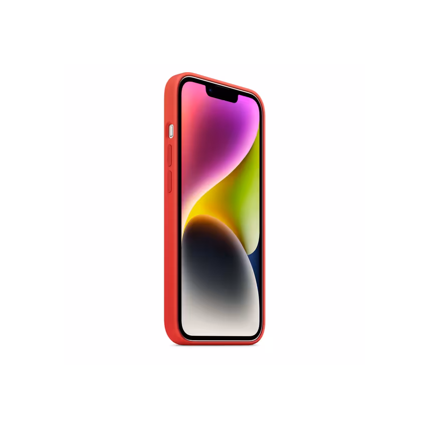 Apple Back Silikon Case mit MagSafe iPhone 14 red 