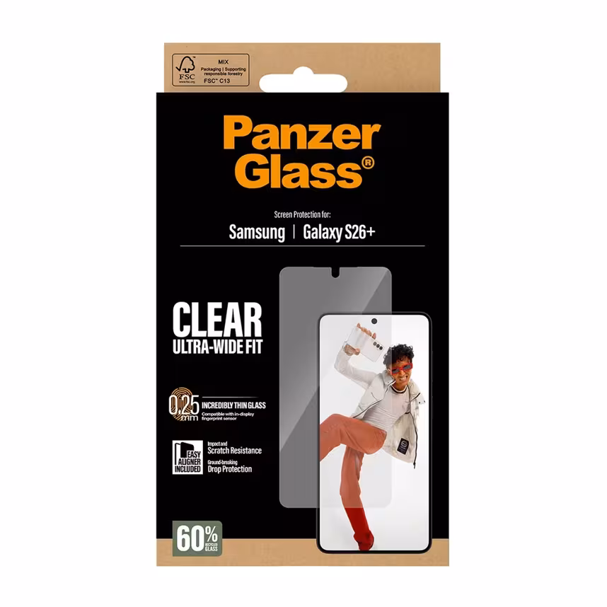 PanzerGlass Glas Samsung Galaxy S26 Plus Ultra-Wide-Fit