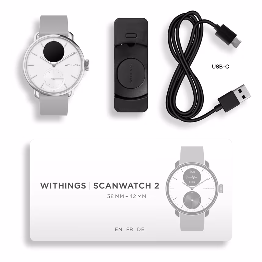 Withings Scanwatch 2 38mm weiß