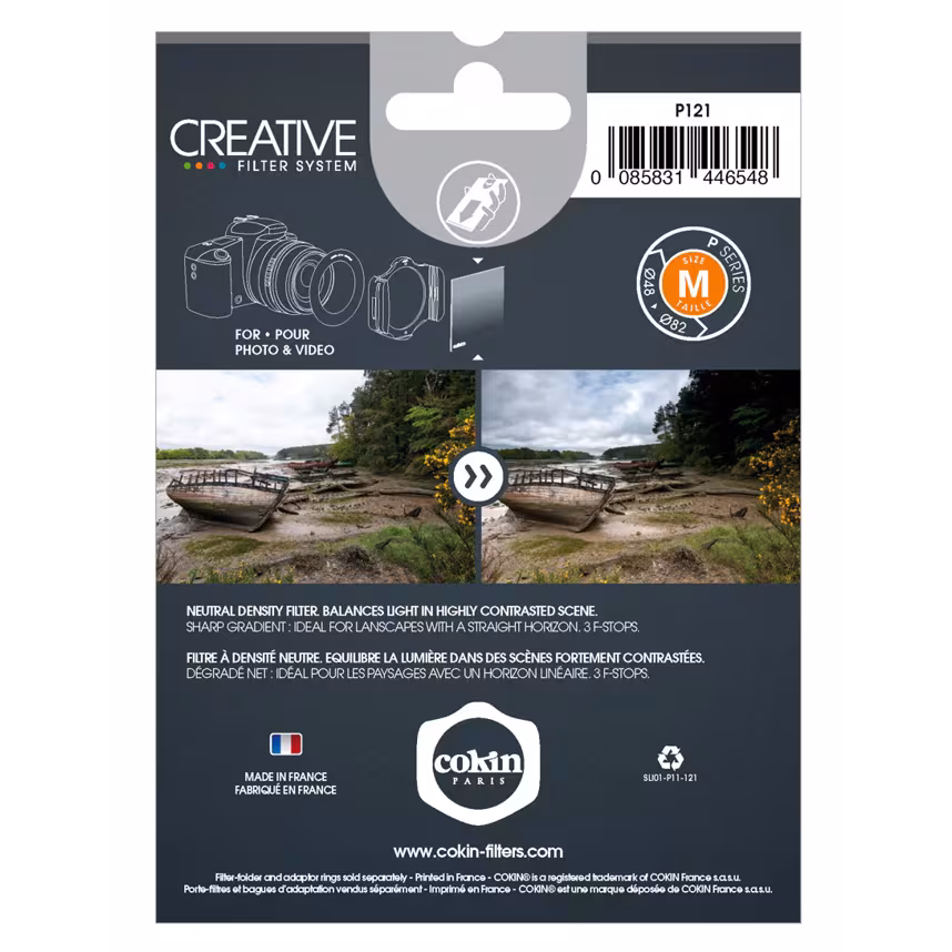 Cokin P121 Verlauf Grau 2