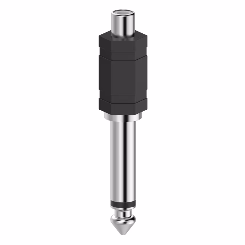 Hama Audio Adapter Cinch Kupplung 6,3mm Klinken Stecker Mono 
