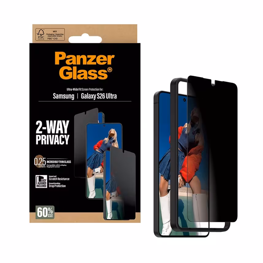 PanzerGlass Glas 2-Way Privacy Samsung Galaxy S26 Ultra