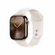 Apple Watch S10 LTE 42mm gold Titanium Case + starlight S/M