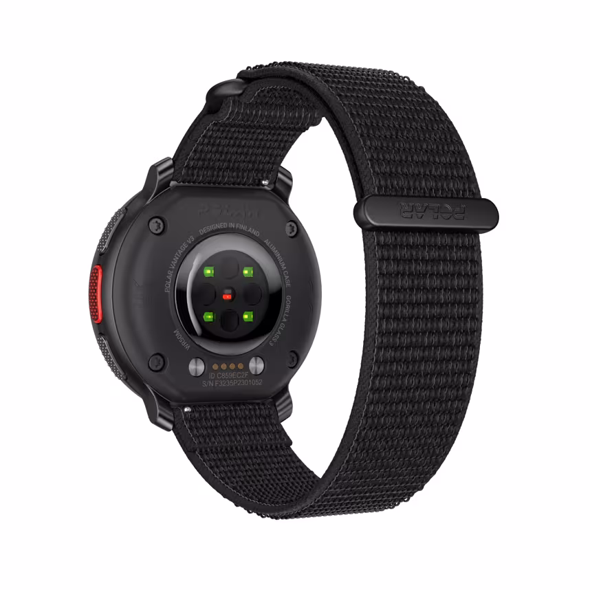 Polar Armband 22mm S/M Hook-Loop schwarz