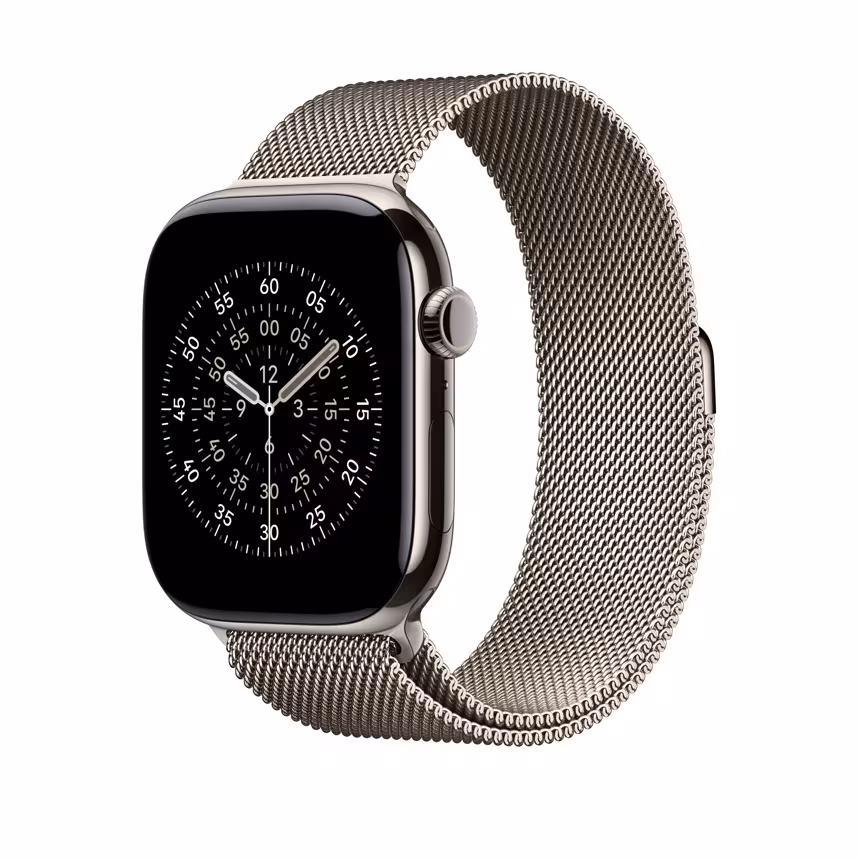 Apple Watch 46mm Natural Milanaise Loop S/M
