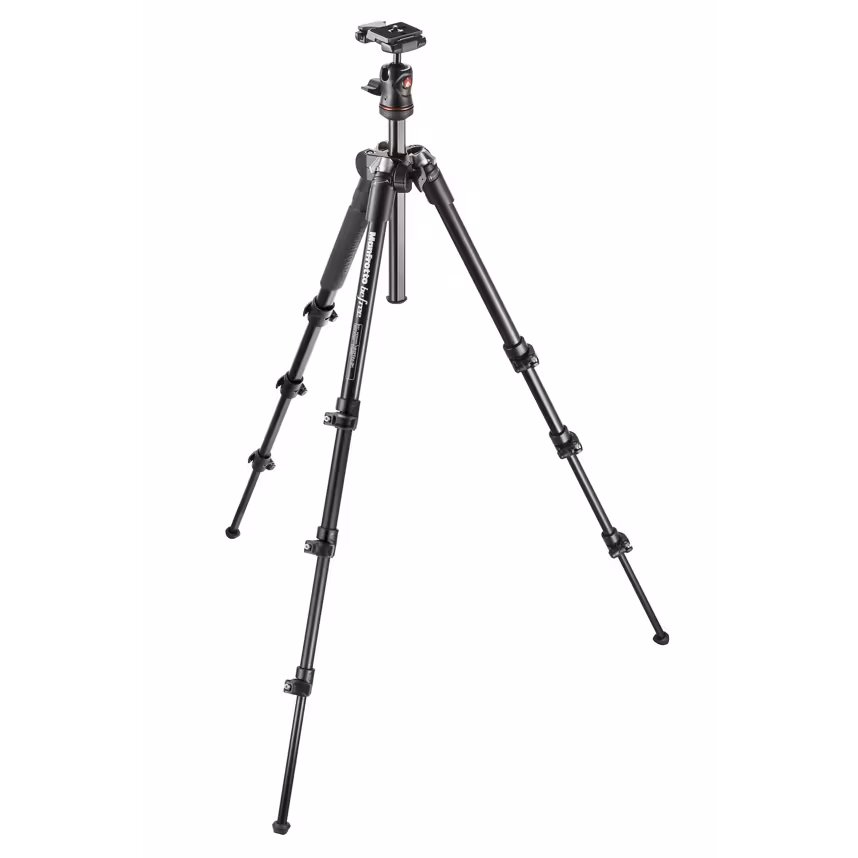 Manfrotto Befree Alu schwarz mit Kugelkopf 4 Segmente