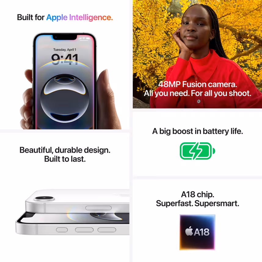 Apple iPhone 16e 128GB weiß