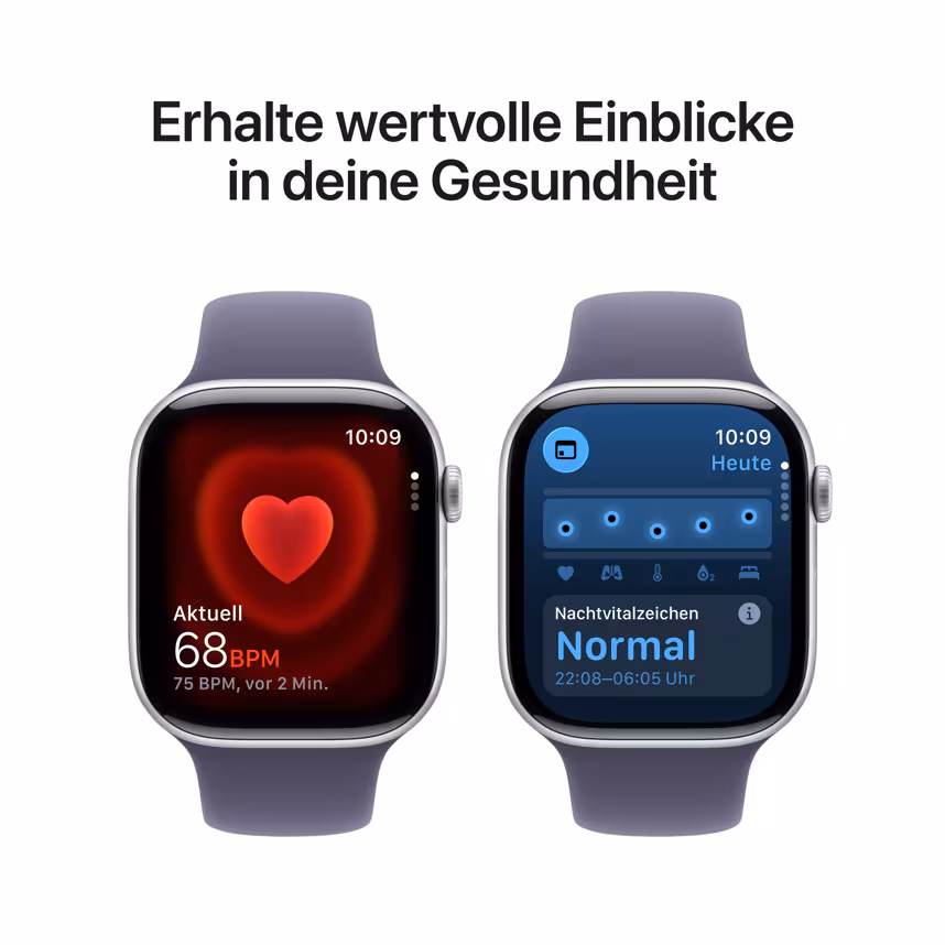 Apple Watch S11 LTE 46mm Silver Alu Case + Purple Fog Sport M/L