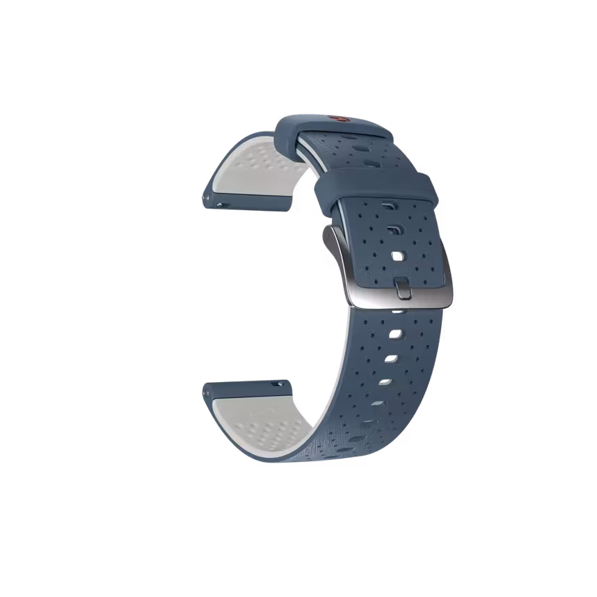 Polar Armband 22mm Silikon S-L blue/grey