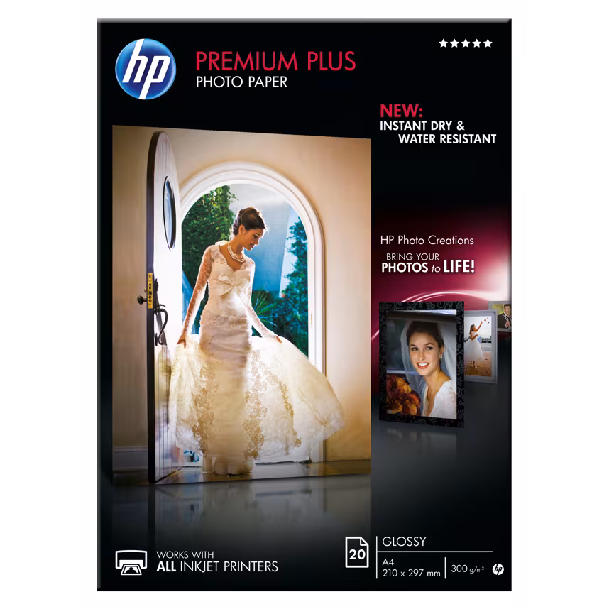 HP CR672A A4 glossy 20 Blatt 300g