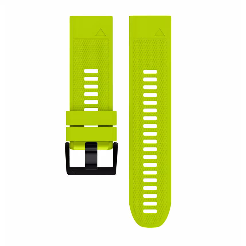 Mika Uhrenarmband Garmin Quick Silikon 26mm neon gr&uuml;n