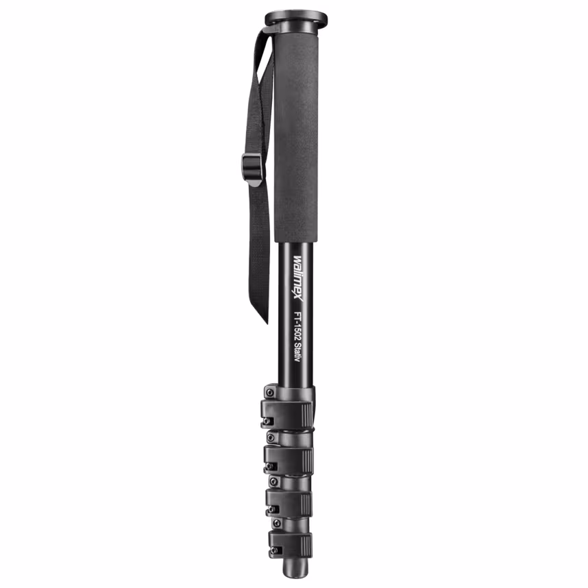 walimex FT-1502 Aluminium Pro-Einbeinstativ, 177cm