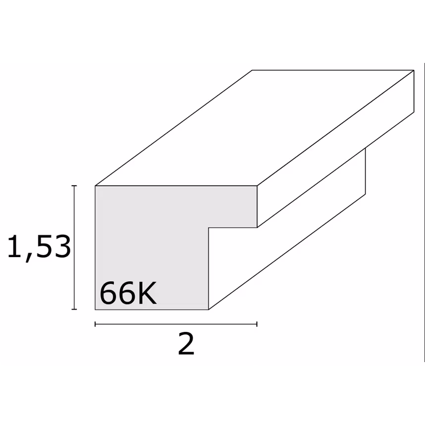Deknudt S66KF1P1 20x30 Holz weiß