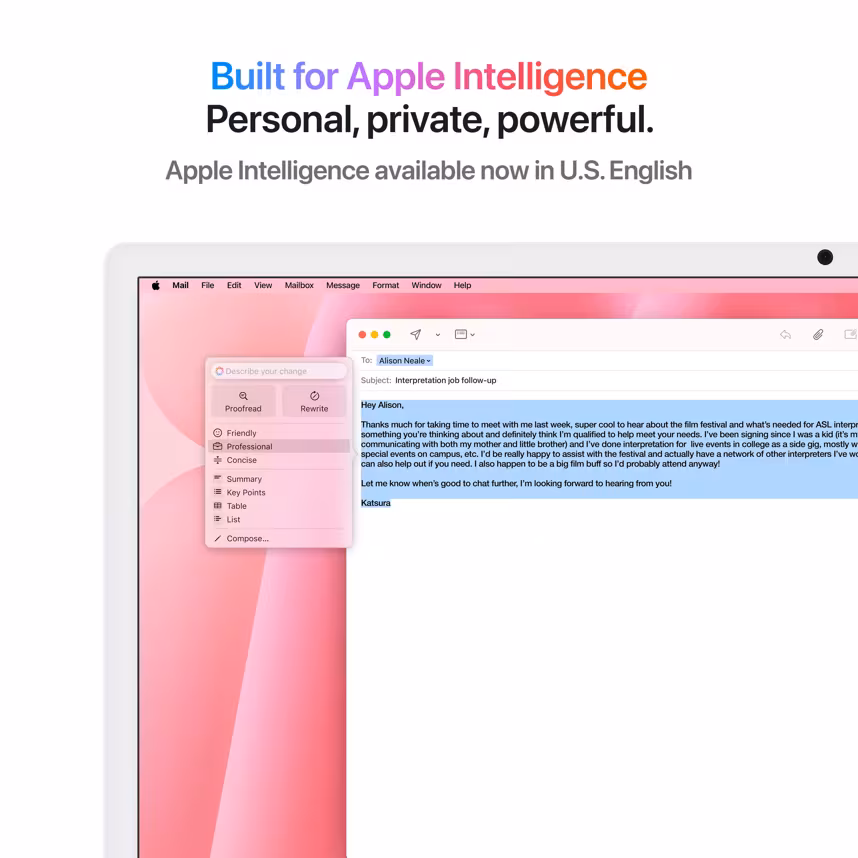 Apple iMac 24"  4.5K/M4/8CPU/8GPU/16GB/256GB, pink